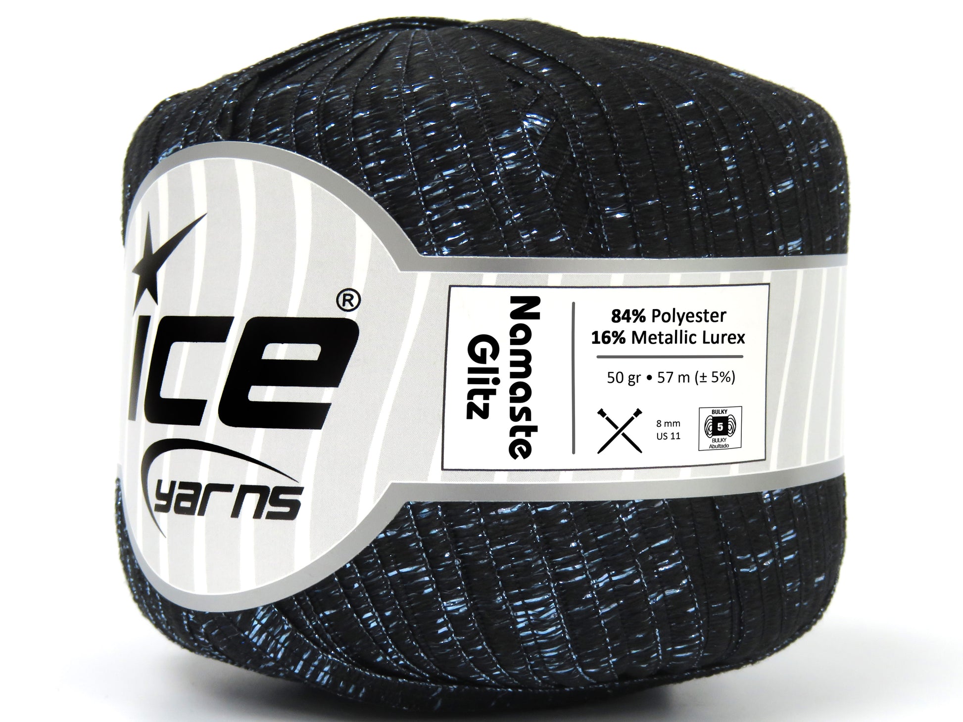 Namaste Glitz Black, Blue fnt2-80352