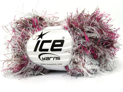 Long Eyelash Rainbow 50gr Brown, Burgundy, Light Grey fnt2-80619