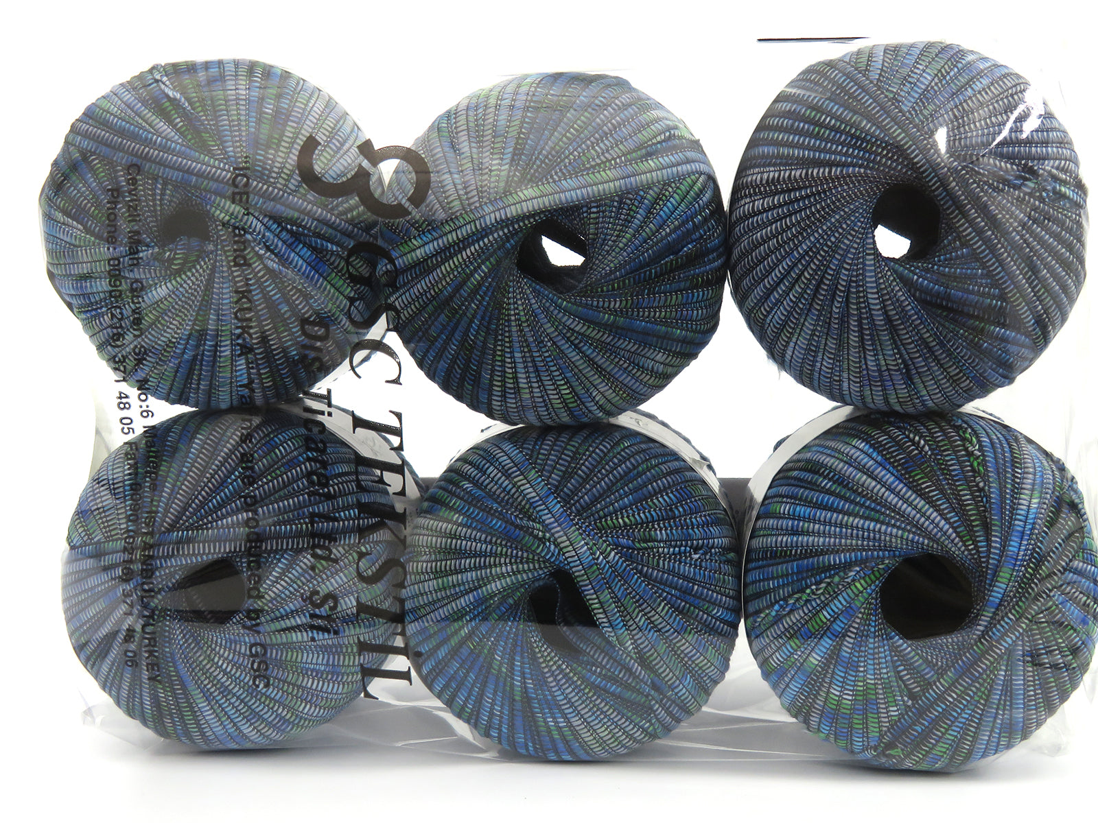 Namaste Blue Shades, Green, Light Lilac, Black fnt2-80625