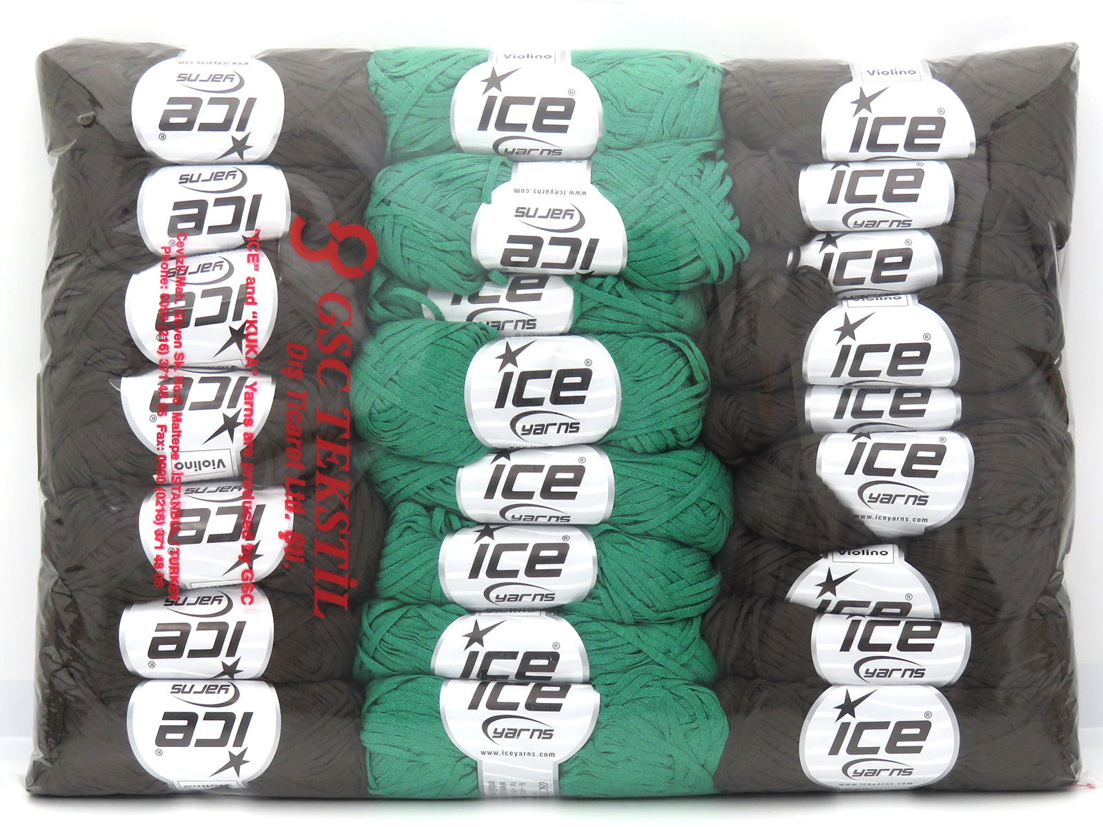 Mixed Lot Multicolor Violino Yarns fnt2-80638