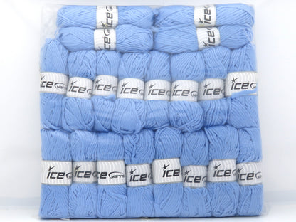 Mixed Lot Multicolor Acrylic Bulky Yarns fnt2-80665