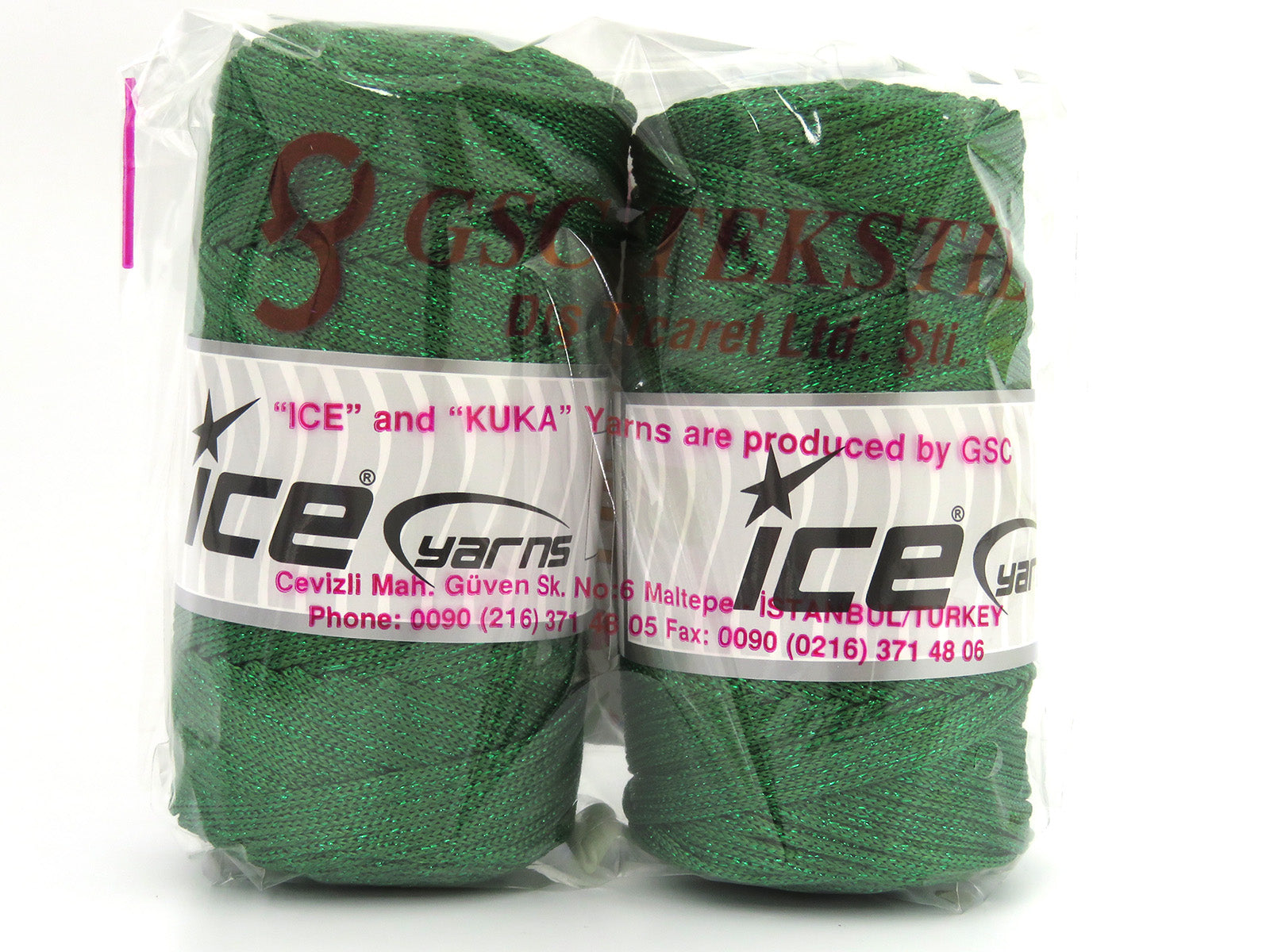 Macrame Bulky Glitz Green fnt2-81225