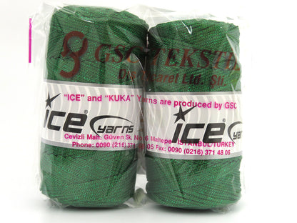 Macrame Bulky Glitz Green fnt2-81225