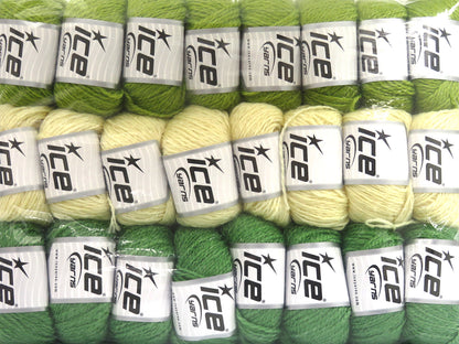 Mixed Lot Multicolor Plain Yarns fnt2-81338