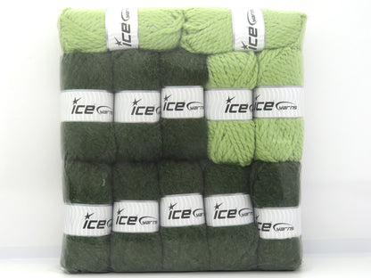 Mixed Lot Multicolor Alpaca Superchunky Yarns fnt2-81433