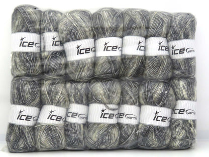 Mixed Lot Multicolor Winter Yarns fnt2-81550