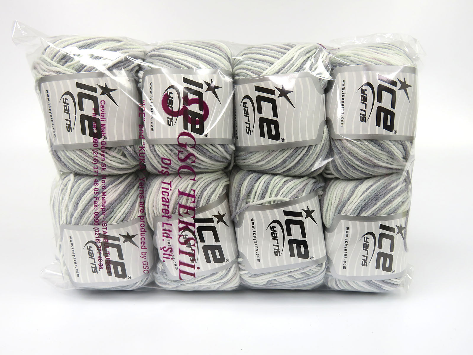 Lorena Pastel Grey Shades, Mint Green, White fnt2-82144