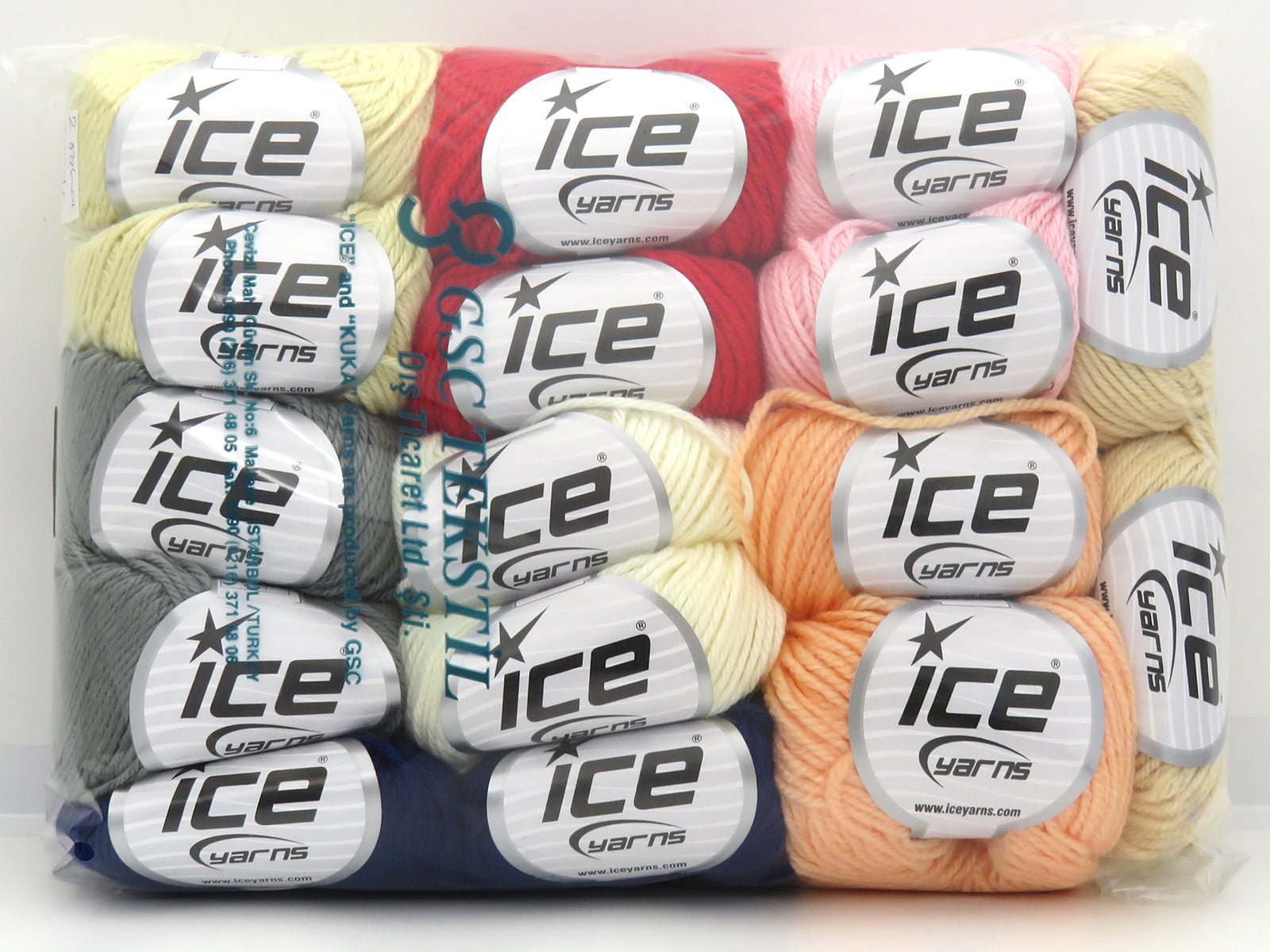 Mixed Lot Multicolor Lana Morbida Yarns fnt2-83091