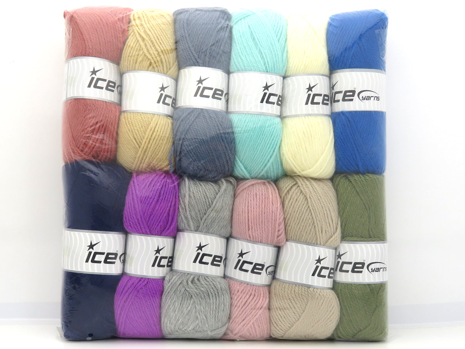 Mixed Lot Multicolor Angora Luxe Yarns fnt2-83141