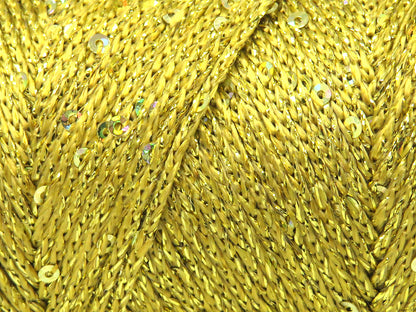 Macrame Glitz Paillette Gold fnt2-83286