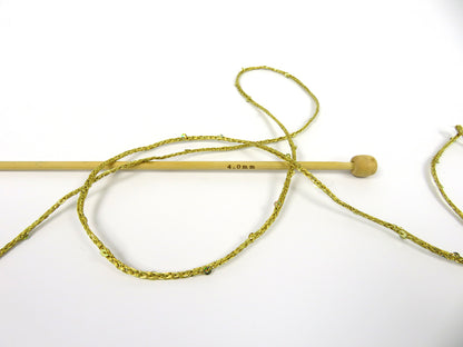 Macrame Glitz Paillette Gold fnt2-83286