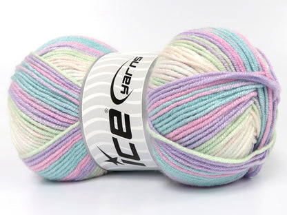 Baby Bamboo Magic Light Lilac, Green Shades, Pink, White fnt2-83603