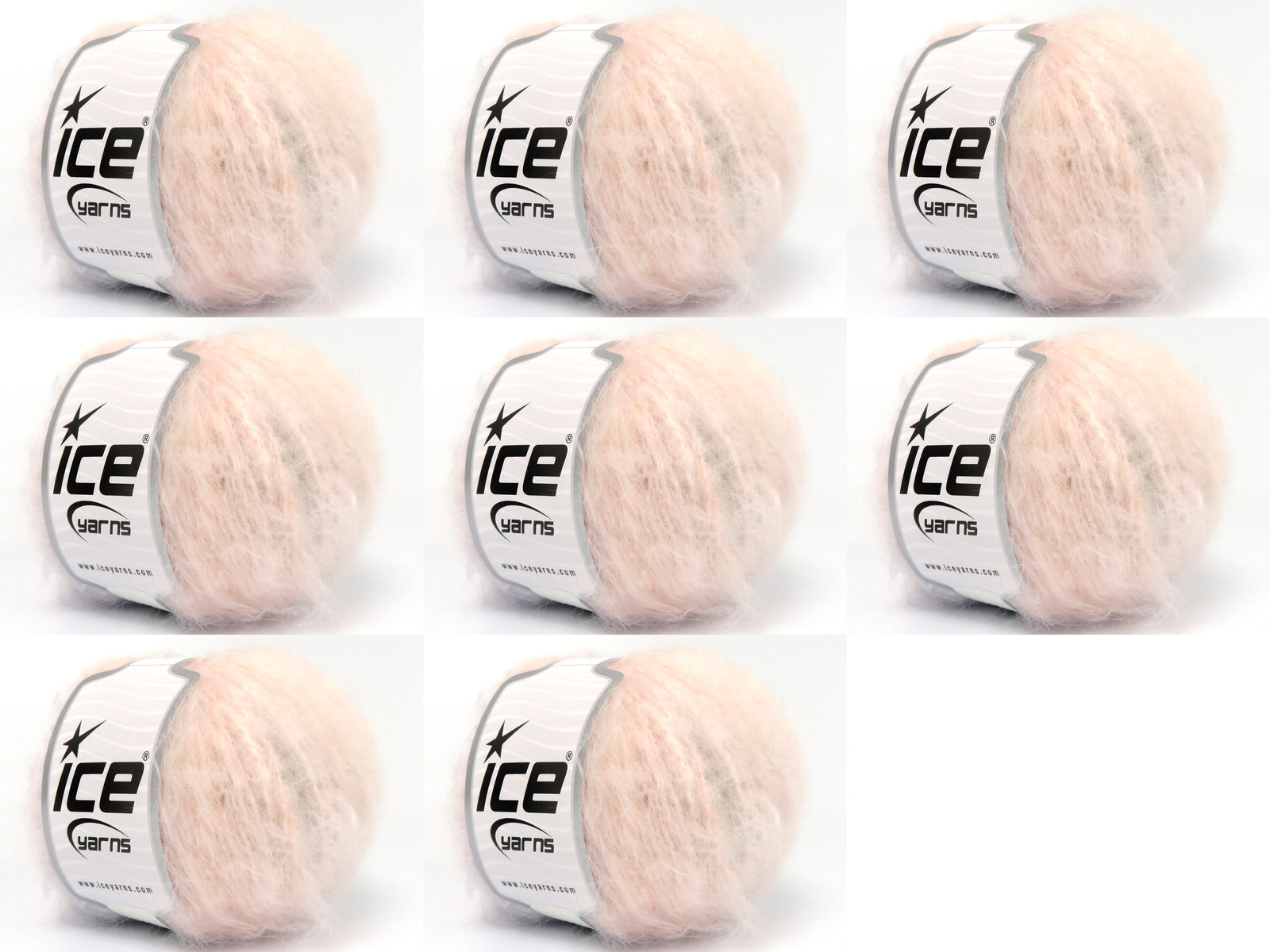 Chancy Mohair Ecru, Light Grey, Light Pink, Light Blue fnt2-83606