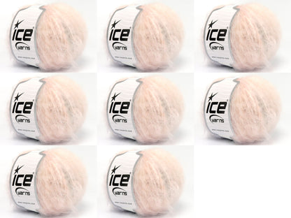 Chancy Mohair Ecru, Light Grey, Light Pink, Light Blue fnt2-83606