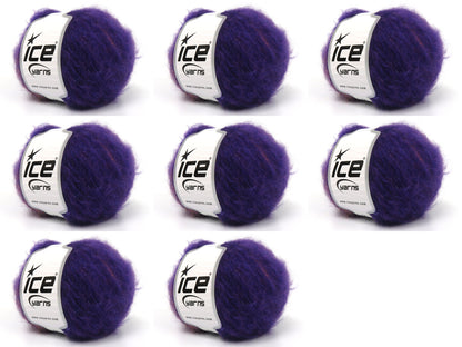 Chancy Mohair Purple, Burgundy, Pink, Light Salmon fnt2-83609
