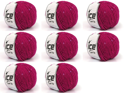 Prima Paillette Dark Fuchsia fnt2-83721