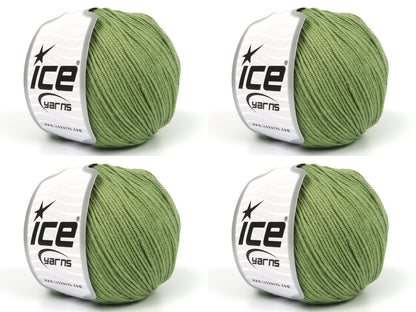 Bamboo Cotton Deluxe Olive Green  fnt2-83746