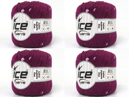 Cotton Paillette Fine Purple  fnt2-83770