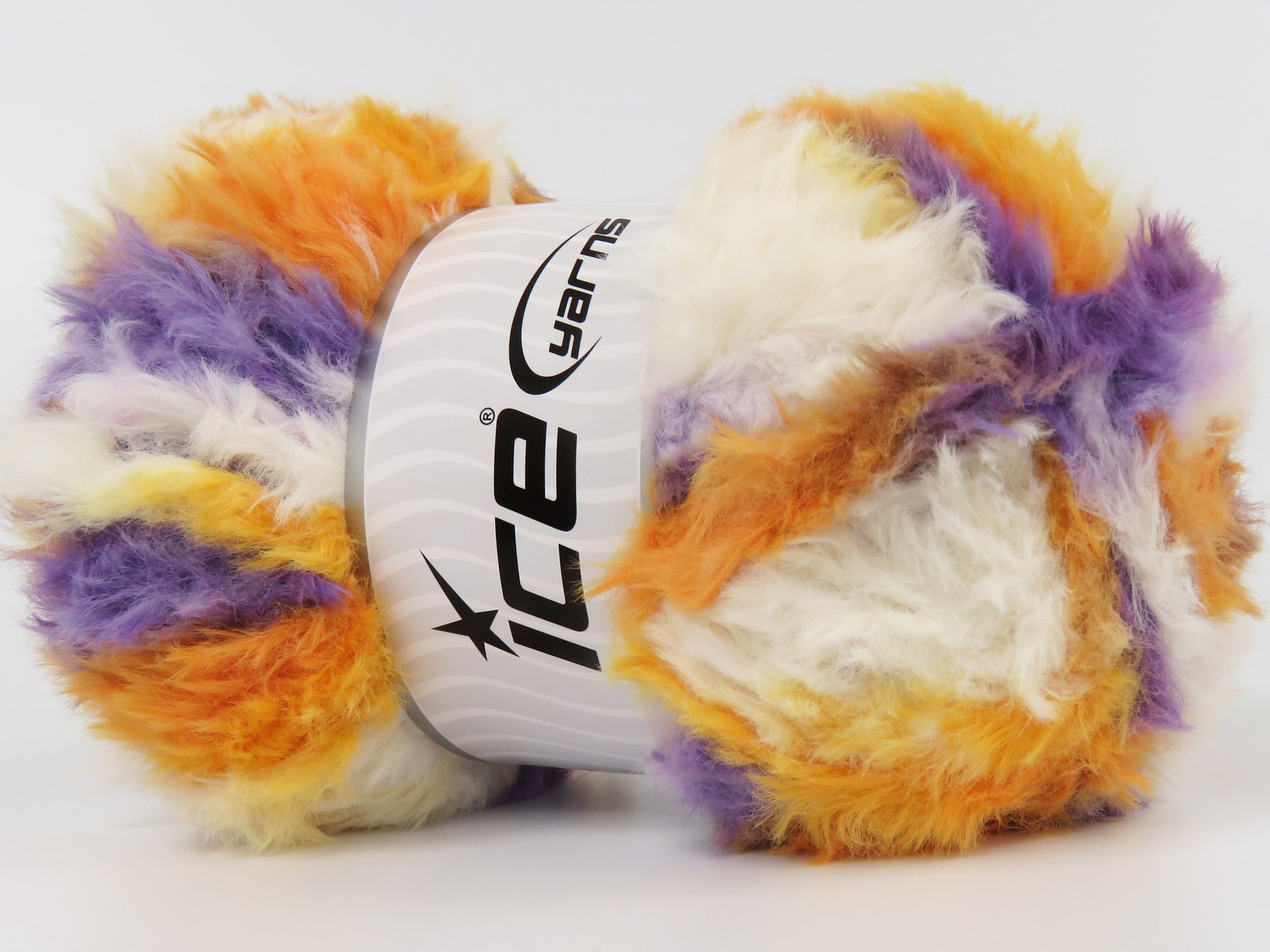 Bunny Fur Multicolor Purple, Orange, White fnt2-83861