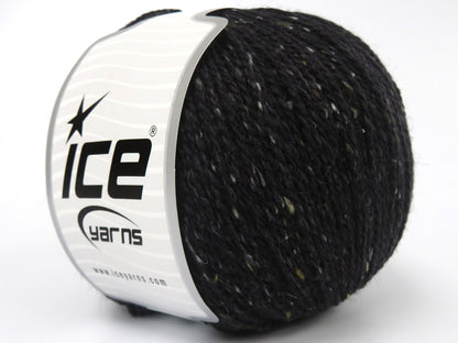 Baby Alpaca Tweed Anthracite Black fnt2-83921