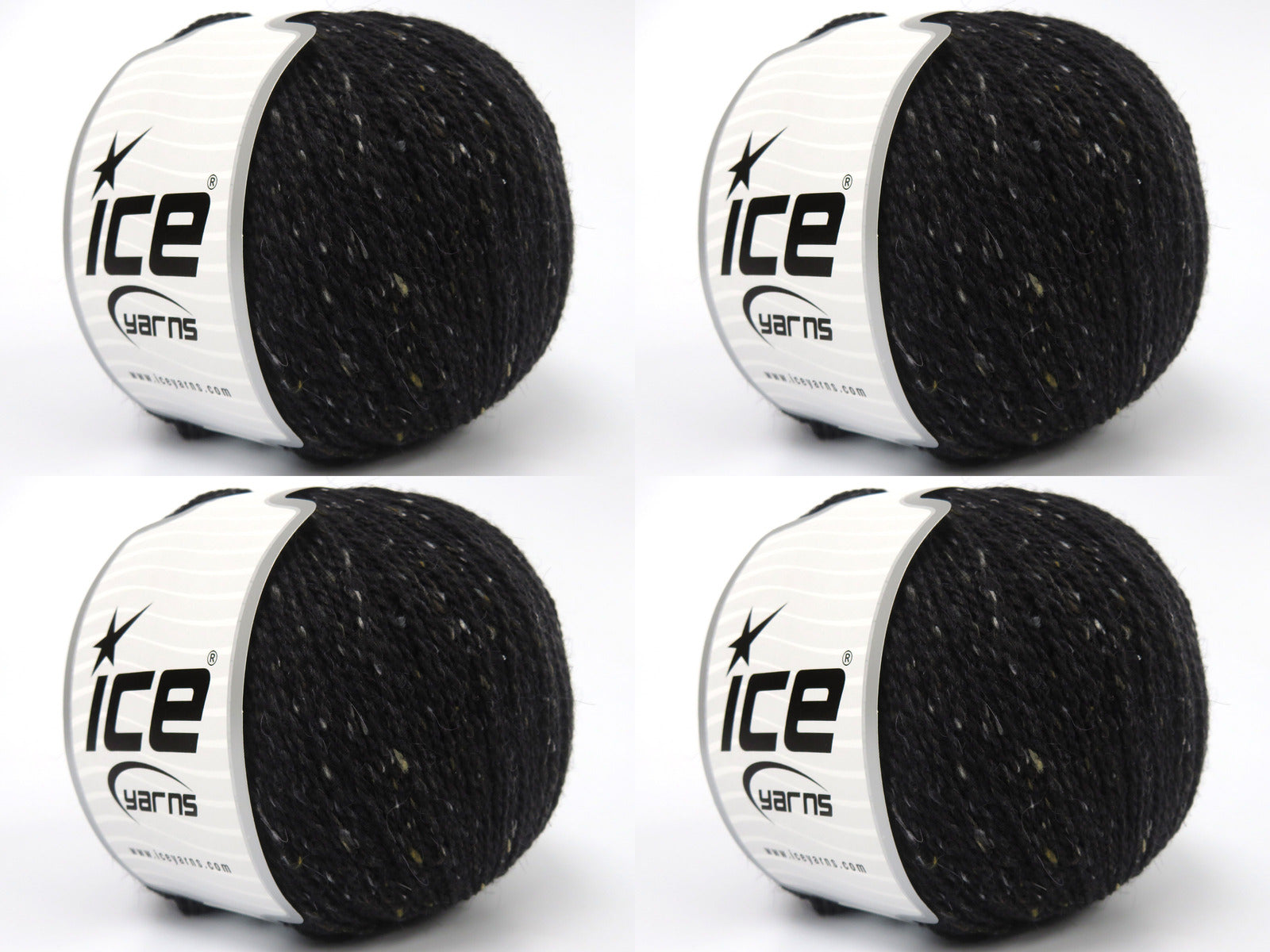 Baby Alpaca Tweed Anthracite Black fnt2-83921