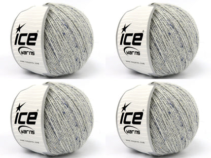 Baby Alpaca Tweed Light Grey, Light Blue fnt2-83922