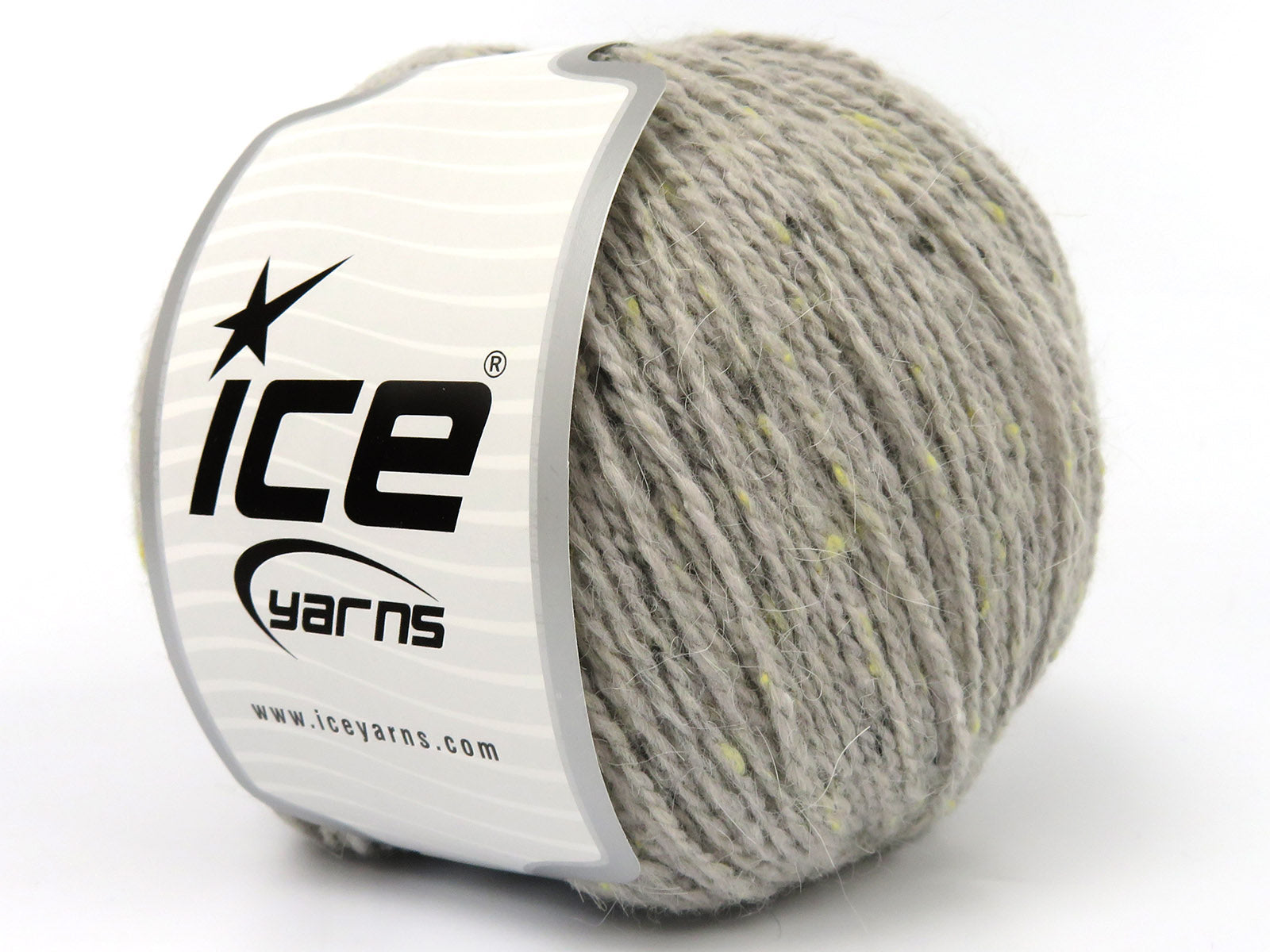 Baby Alpaca Tweed Light Grey Shades fnt2-83924