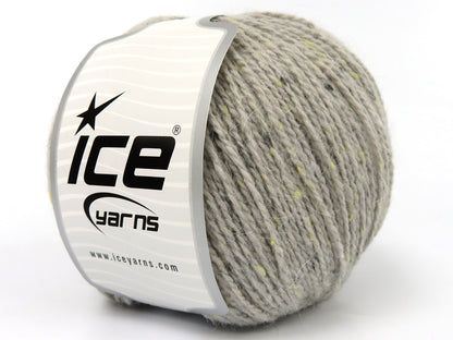 Baby Alpaca Tweed Light Grey Shades fnt2-83924