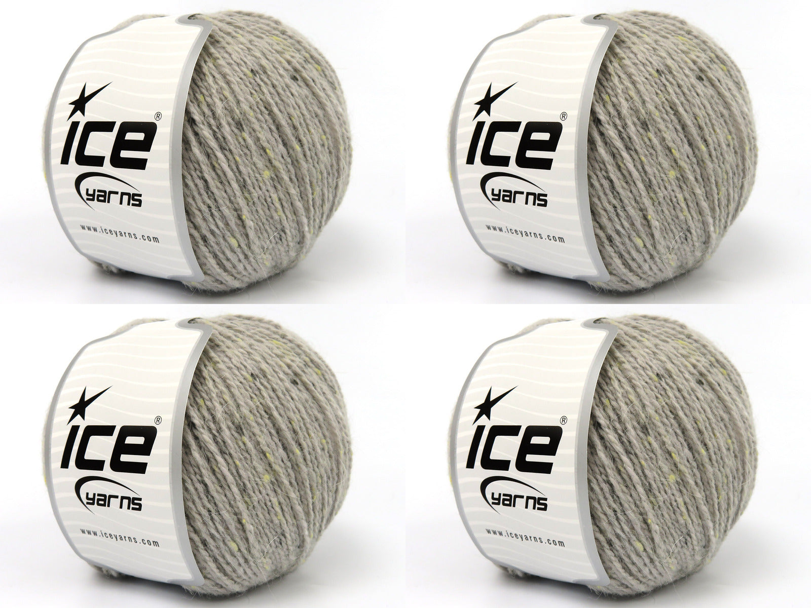 Baby Alpaca Tweed Light Grey Shades fnt2-83924