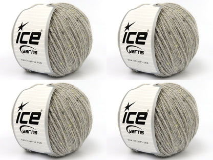 Baby Alpaca Tweed Light Grey Shades fnt2-83924