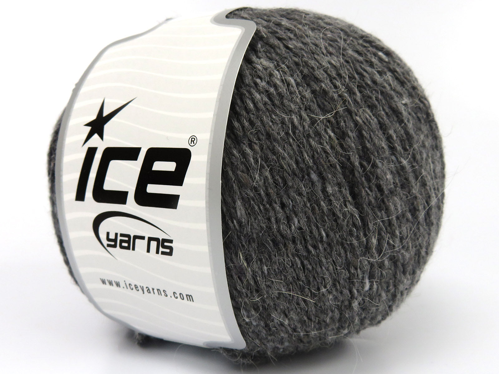 Baby Alpaca Tweed Dark Grey fnt2-83925