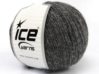 Baby Alpaca Tweed Dark Grey fnt2-83925