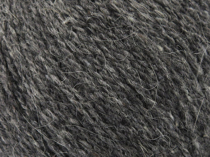 Baby Alpaca Tweed Dark Grey fnt2-83925