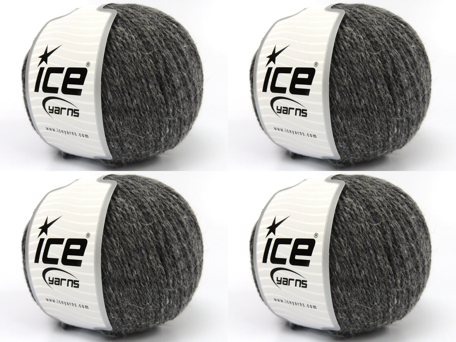 Baby Alpaca Tweed Dark Grey fnt2-83925