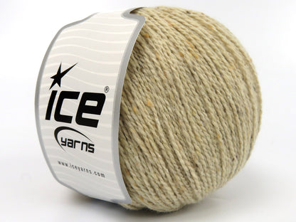 Baby Alpaca Tweed Dark Cream fnt2-83927