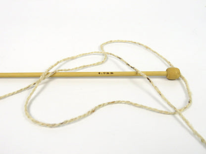 Baby Alpaca Tweed Dark Cream fnt2-83927