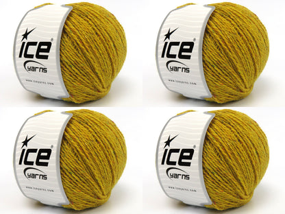 Baby Alpaca Tweed Yellow fnt2-83931