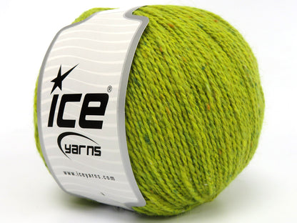 Baby Alpaca Tweed Pistachio Green fnt2-83932
