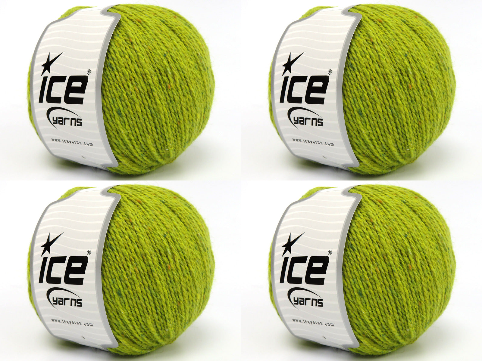 Baby Alpaca Tweed Pistachio Green fnt2-83932