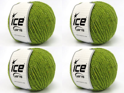 Baby Alpaca Tweed Light Green fnt2-83933