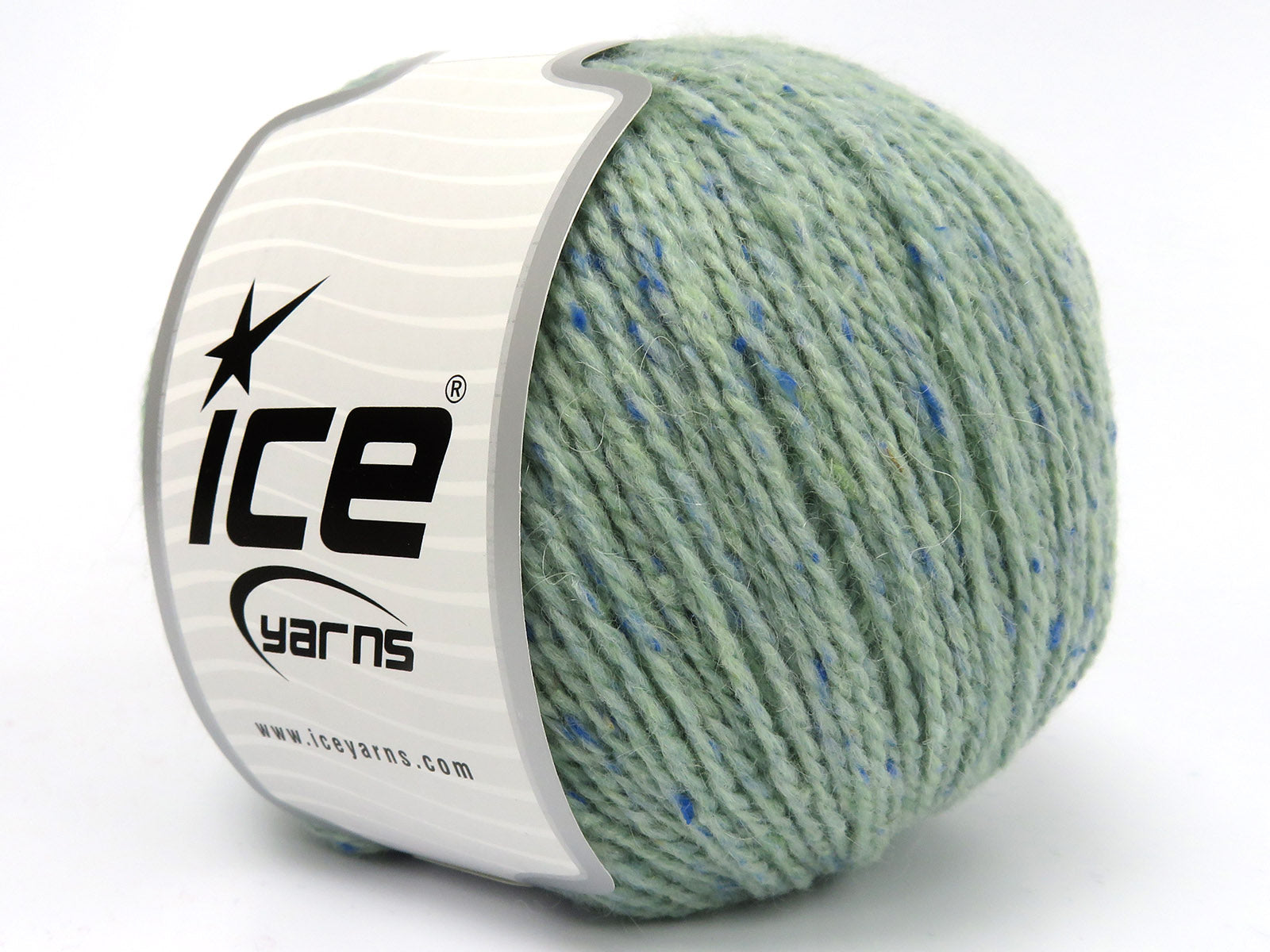 Baby Alpaca Tweed Mint Green Shades fnt2-83935