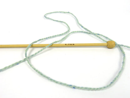 Baby Alpaca Tweed Mint Green Shades fnt2-83935