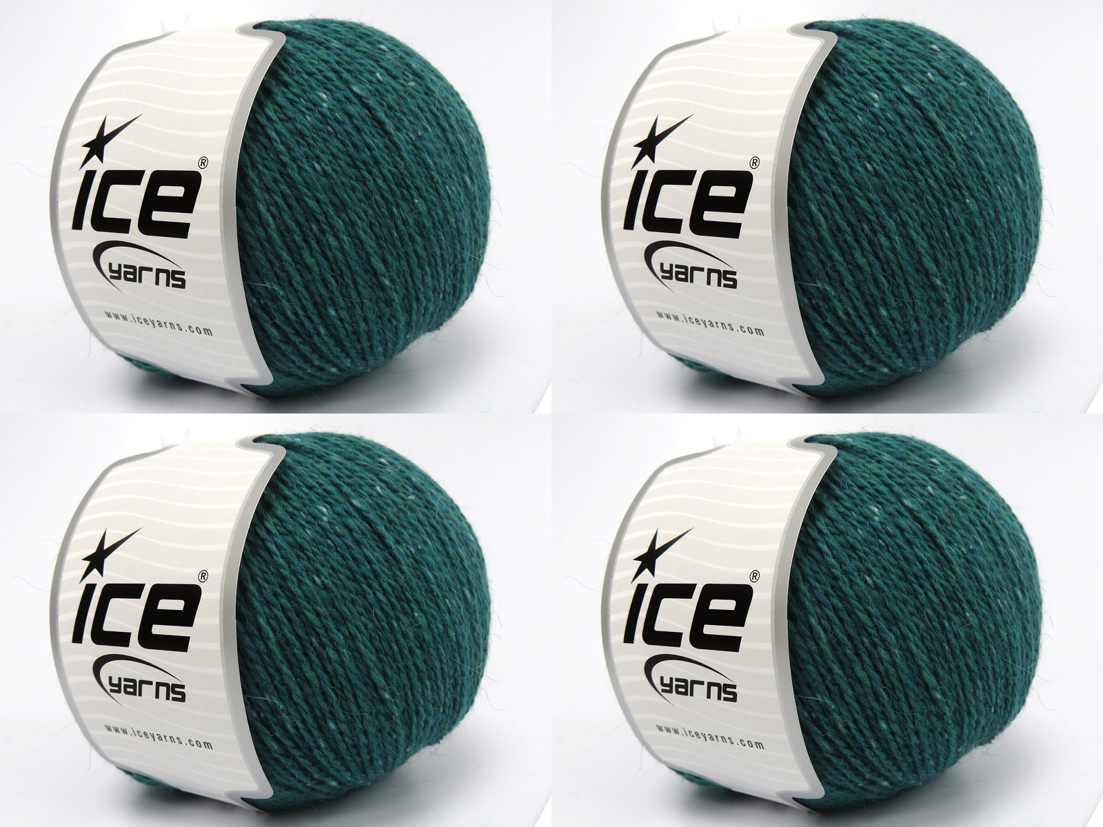 Baby Alpaca Tweed Green Shades fnt2-83936