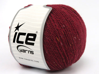 Baby Alpaca Tweed Burgundy fnt2-83941