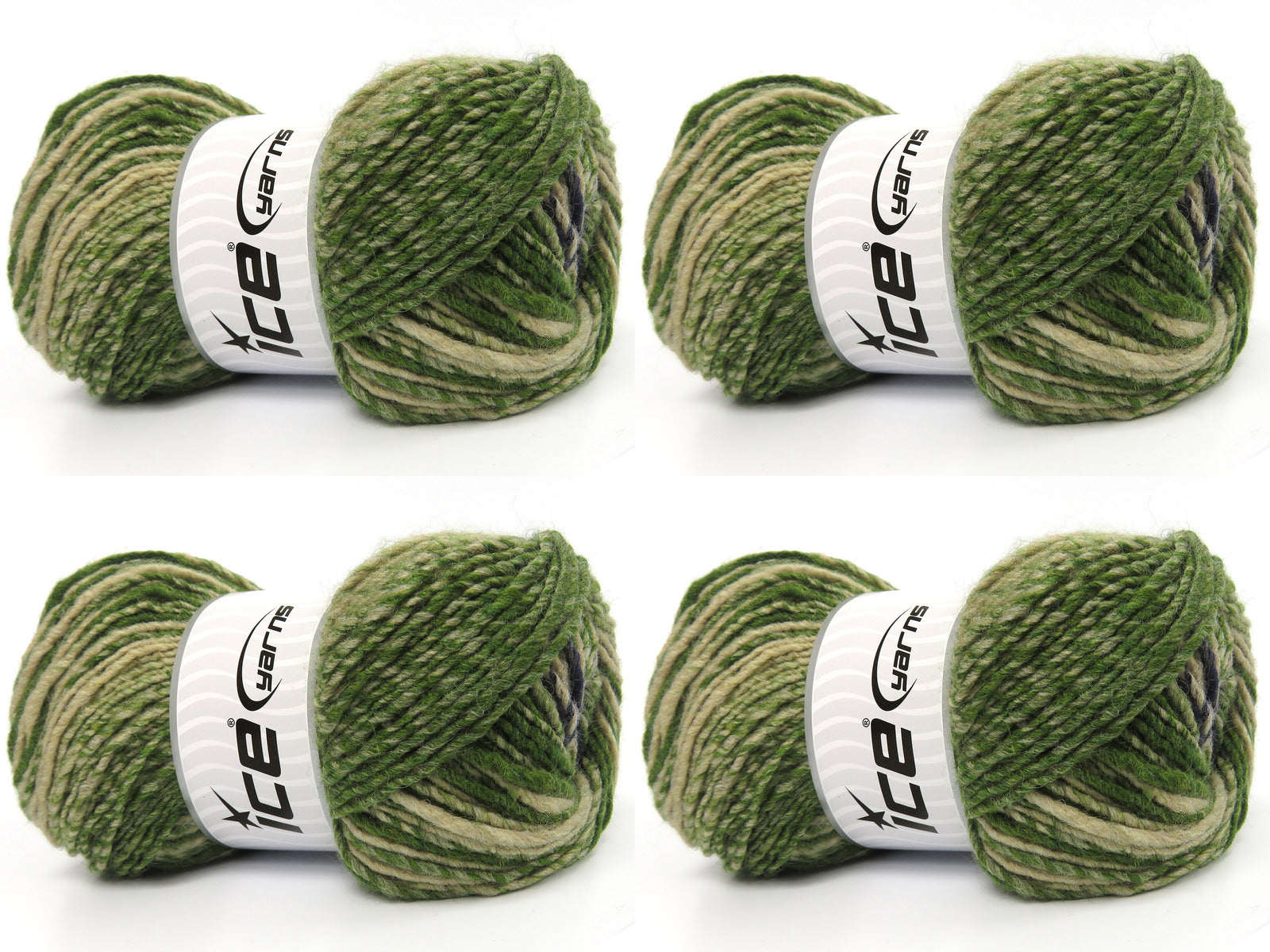 Anatolia Wool Cord Blue, Green, Light Camel fnt2-83954