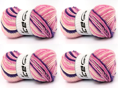 Anatolia Wool Cord Pink Shades, Purple fnt2-83959