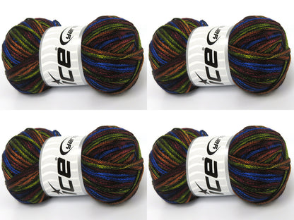 Starry Night Copper Shades, Saxe Blue, Green fnt2-84008