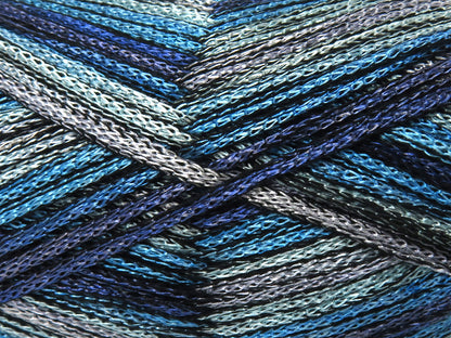 Starry Night Blue Shades, Silver Grey fnt2-84011