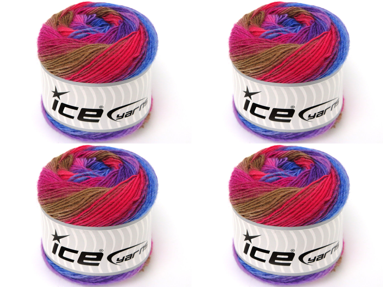 Cakes Magic Sock Purple Shades, Pink Shades, Brown, Blue fnt2-84029