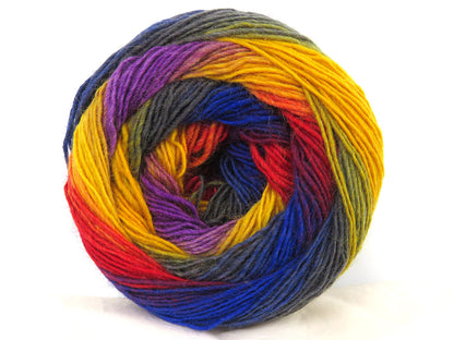 Cakes Magic Sock Blue, Grey, Red, Yellow fnt2-84037